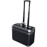 Alumaxx Pilotenkoffer DISCOVERY Schnappverschluss Aluminium schwarz 4021068451661 Alumaxx