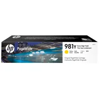 HP 981Y (L0R15A) Gelb Original PageWide Druckerpatrone mit sehr hoher Reichweite für HP PageWide Enterprise, XXL