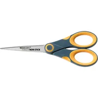 Westcott Büroschere TITANIUM NON STICK, Edelstahl, rostfrei, titanbeschichtet, 18cm, grau-gelb 4027521514416 Westcott