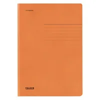 Falken Jurismappe 80001472, A4 orange Karton 320g, mit 3 Einschlagklappen 4014481511616 Falken