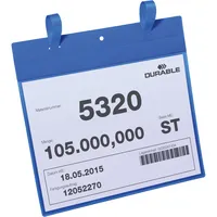 Durable 1751 07 A4quer Sichttasche dunkelblau 4005546109107 Durable 50 Stück