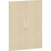 Geramöbel Flügeltürensatz 3 OH Ahorn für Regalbreite 80 cm 2 Stück