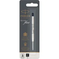 Parker Kugelschreibermine | feine Spitze | schwarze QUINKflow Tinte | 1 Ersatzmine für Kugelschreiber