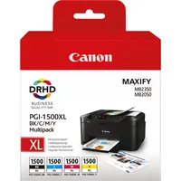 Canon Tintenpatrone PGI-1500XL BK/C/M/Y schwarz, cyan, magenta, gelb