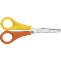 Westcott Kinderschere Kids, Stahl, rostfrei, 13cm, Linkshänder, gelb/grün 4027521513181 Westcott