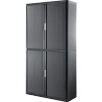 PAPERFLOW Aktenschrank easy Office E2CT0002400021, Kunststoff/Stahl abschließbar, 4 OH, 110 x 204 x 41,5 cm, anthrazit 3660141932225 PAPER