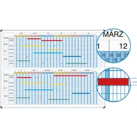 Ultradex Magnettafel Jahresplaner 800070 1200x900mm Halbjahresformat 4024158187082 Ultradex