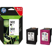 HP Tintenpatrone 302 schwarz, cyan/magenta/gelb