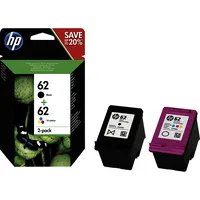 HP Tintenpatrone 62 schwarz, cyan/magenta/gelb