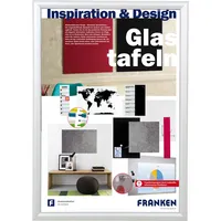Franken Plakat-Klapprahmen Security, BS1803, silber, A2, Aluminium 4016946223744 Franken
