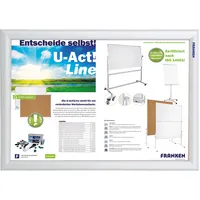 Franken Plakat-Klapprahmen Security, BS1802, silber, A3, Aluminium 4016946223737 Franken