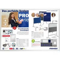 Franken Plakat-Klapprahmen Security, BS1805, silber, A0, Aluminium 4016946223768 Franken
