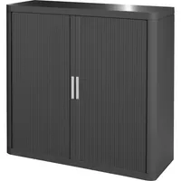 PAPERFLOW Aktenschrank easy Office E1CT0002400029, Kunststoff/Stahl abschließbar, 2 OH, 110 x 104 x 41,5 cm, anthrazit 3660141932218 PAPER