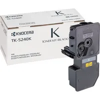 Kyocera TK-5240K Toner Drucker Schwarz, Original Tonerkartusche 1T02R70NL0. Drucker Toner kompatibel für ECOSYS M5526cdn, ECOSYS M5526cdw, ECOSYS P5026cdn, ECOSYS P5026cdw