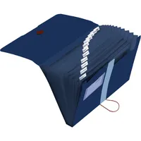 Herlitz Fächermappe easy orga to go green 11411261 A4 mit 12 Fächern 12-teilig blanko Kunststoff dunkelblau 4008110517018 Herlitz