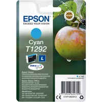 Epson Ink T129 Cyan Mela Größe L x SX230 SX235W BX320FW WF-7015 WF-7515 WF-7525 WF-3010DW WF-3520DWF WF-3530DTWF WF-3540DTWF