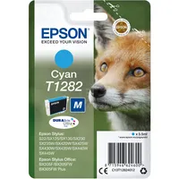 Epson Druckerpatrone T1282M C13T12824012 (kompatibel zu Epson T1282), cyan, ca. 175 Seiten 8715946624600 Epson