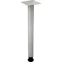 Hammerbacher Stützfuß V STFHS 60mm m. Anschraubplatte silber 4032062035948 Hammerbacher
