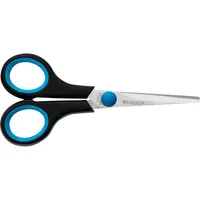 Westcott Büroschere Easy Grip, Edelstahl, rostfrei, 13cm, Linkshänder, blau 4027521302525 Westcott