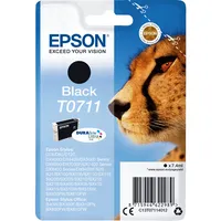 Epson Druckerpatrone T0711 C13T07114012 (kompatibel zu Epson T0711), schwarz, ca. 245 Seiten 8715946622989 Epson