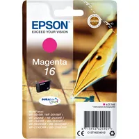 Epson Druckerpatrone 16 / T1623 C13T16234012 (kompatibel zu Epson 16), magenta, ca. 165 Seiten 8715946624921 Epson