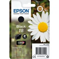 Epson Original 18 Gänseblümchen Druckerpatrone - schwarz (C13T18014012)