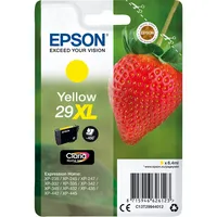 Epson Original 29XL Tinte Erdbeere, XP-235 XP-332 XP-335 XP-432 XP-435 XP-245 XP-342 XP-345 XP-442 XP-445 XP-247 XP-257 XP-255 XP-352 XP-355 XP-452 XP-455, (gelb)