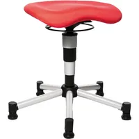 Topstar Hocker BAL27G21 Body Balance 20, rot, mit Bodengleitern, höhenverstellbar, bis 110kg 4014296107011 Topstar