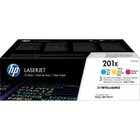 HP Toner 201X cyan, magenta, gelb 3 St./Pack.