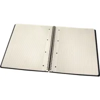 Sigel Collegeblock CO820 Conceptum, Softwave, kariert / kariert Rand links, A4+, 80g, schwarz, 80 Blatt 4004360832314 Sigel