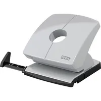 Novus Bürolocher B 230 025-0615, grau, bis 3mm 30 Blatt, mit Anschlagschiene 4009729061541 Novus