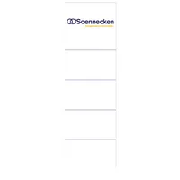 Soennecken Rückenschilder 3350, weiß, breit/kurz, 62x192mm, selbstklebend 4003630128584 Soennecken 10 Stück