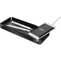 LEITZ Stiftablage Duo Colour schwarz/grau Polystyrol 26,6 x 10,1 x 2,8 cm