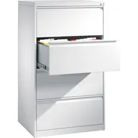 CP-Möbel Hängeregistraturschrank 11934312S10000 Acurado, lichtgrau, 4 Schubladen, 2-bahnig 4050646006184 CP-Möbel