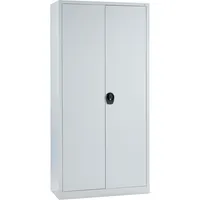 CP-Möbel Flügeltürenschrank 130287350S10000, abschließbar, 5 OH, lichtgrau, 93,5x195x40cm (BxHxT) 4025314224405 CP-Möbel