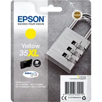 Epson Druckerpatrone 35XL / T3594 XL C13T35944010 (kompatibel zu Epson 35XL), gelb, ca. 1900 Seiten 8715946632414 Epson