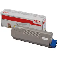Toner Oki C610 C610N C610dn 610 - GELB - 6.000 Seiten A4 (EIN/ISO) - Oki SAP Code: 44315305 - Oki EAN: 5031713045830 - Gewicht: 352 Grams - REGENERIERT - RENOVIERT