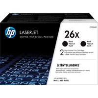 HP Toner schwarz 26X 2 St./Pack.
