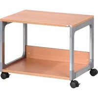 DURABLE Multi Trolley 48 Bürowagen buche 2 Ebenen 60,0 x 43,2 x 47,7 cm