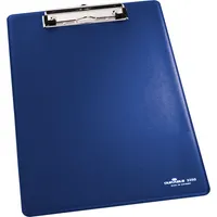 Durable Klemmbrett 2350-07, A4, blau, Karton mit PVC-Überzug, inkl Aufhängeöse 4005546206400 Durable