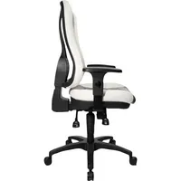 Topstar Bürodrehstuhl Head Point RS, weiß/grau / schwarz, mit Armlehnen, bis 110kg, ohne Kopfstütze 4014296273983 Topstar
