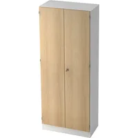 Hammerbacher Garderobenschrank V6200WESG 5OH weißeiche 4032062165997 Hammerbacher
