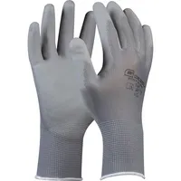 Gebol Arbeitshandschuhe MICRO FLEX, PU, grau, Größe 8 / M 9002701092422 Gebol