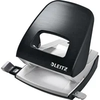 Leitz Bürolocher New NeXXT Style 5006-00-94, satinschwarz, bis 3mm 30 Blatt, mit Anschlagschiene 4002432107377 Leitz