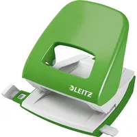 Leitz Bürolocher New NeXXT WOW 5008-00-50, hellgrün, bis 3mm 30 Blatt, mit Anschlagschiene 4002432101160 Leitz