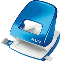 Leitz Bürolocher New NeXXT WOW 5008-20-36, blau metallic, bis 3mm 30 Blatt, mit Anschlagschiene 4002432392865 Leitz