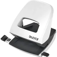 Leitz Bürolocher New NeXXT WOW 5008-20-01, perlweiß, bis 3mm 30 Blatt, mit Anschlagschiene 4002432393176 Leitz
