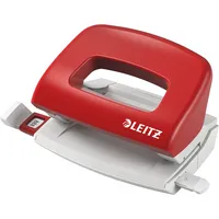 Leitz Bürolocher NeXXT Mini 5058-00-25, rot, bis 1mm 10 Blatt, mit Anschlagschiene 4002432310623 Leitz