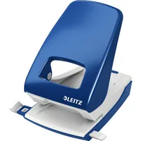 Leitz Registraturlocher New NeXXt 5138-00-35, blau, bis 4mm 40 Blatt, mit Anschlagschiene 4002432336050 Leitz