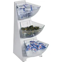 APS Portionsspender 19 x 41 x 24 cm (B x H x T) Edelstahl/Kunststoff silber/transparent 4004133114449 APS